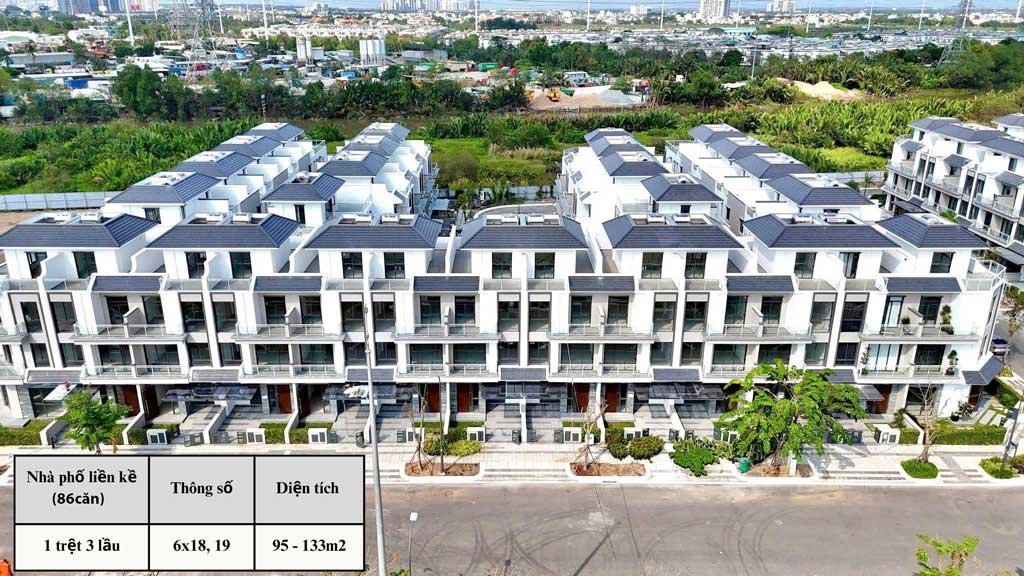 Hình ảnh thực tế nhà phố Gladia