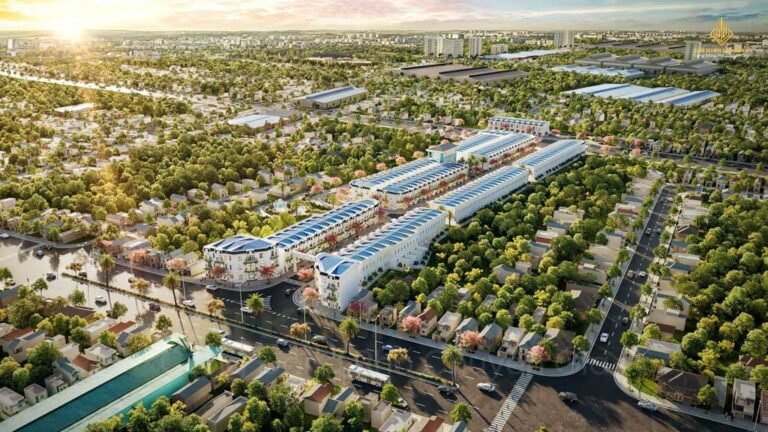 Hình phối cảnh dự án nhà phố và shophouse Gia Khải Luxury Bình Dương