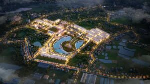 Hình phối cảnh dự án Cẩm Khê Central Park Phú Thọ