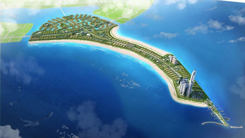 Hình phối cảnh phân khu C của Vinhomes Green Paradise