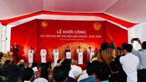 Hình ảnh chính trong buổi lễ khởi công Vinhomes Green City