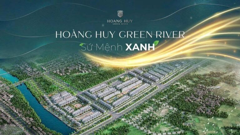 Hình phối cảnh dự án Hoàng Huy Green River
