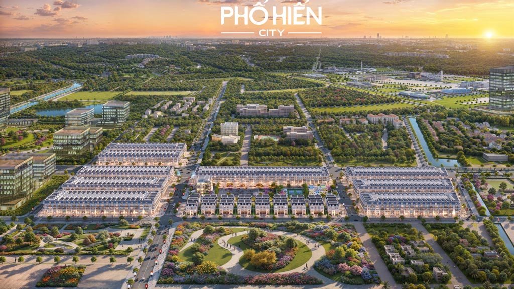Phối cảnh dự án Phố Hiến City