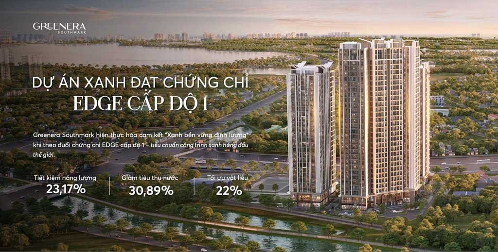 Là dự án xanh đạt chứng chỉ Edge cấp độ 1