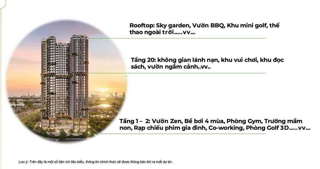 Tiện ích khu dân cư Galia Hanoi