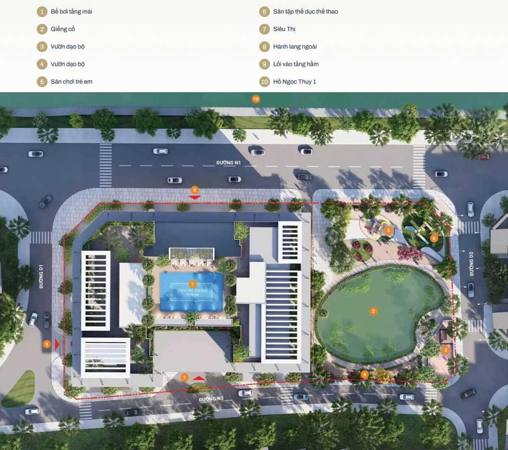 Tiện ích khu dân cư Rice City Long Châu