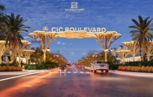 Cổng chào dự án khu đô thị CIC Boulevard An Giang