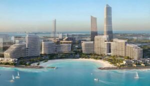 Hình phối cảnh dự án Fairmont Residences Al Marjan Island ở Ras Al Khaimah