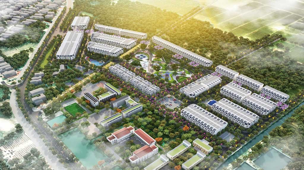 1 phối cảnh khác của dự án khu đô thị Việt Hưng Hải Phòng