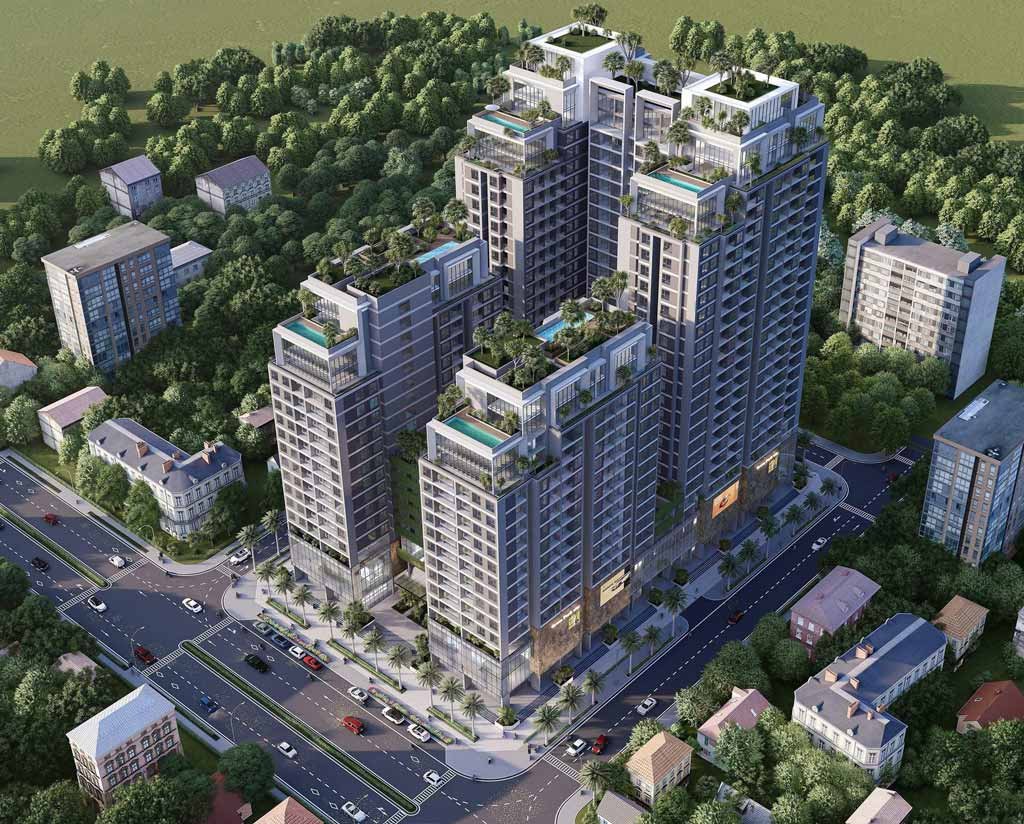 Phối cảnh dự án căn hộ Hue Heritage