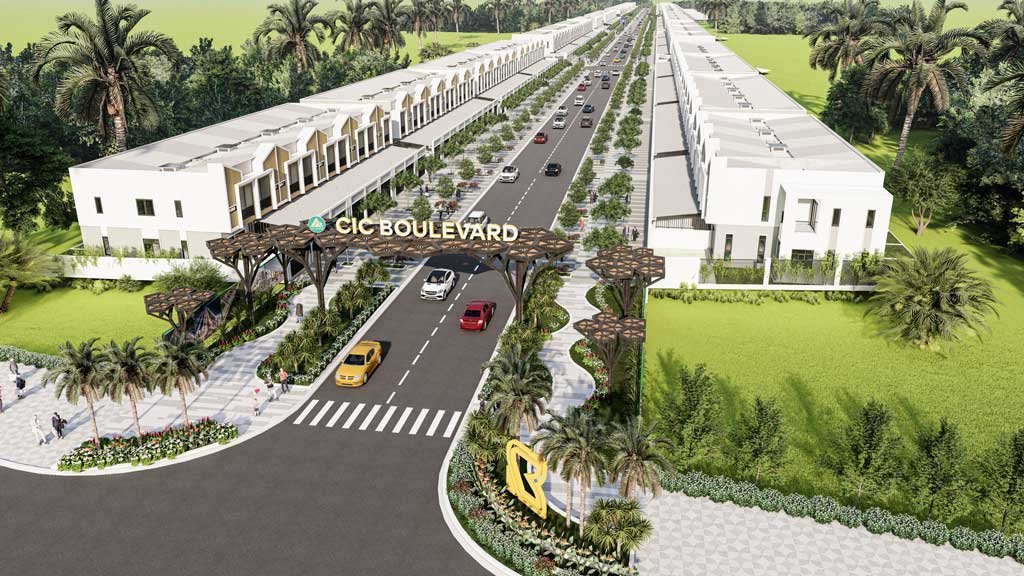 Hình phối cảnh tổng thể dự án CIC Boulevard