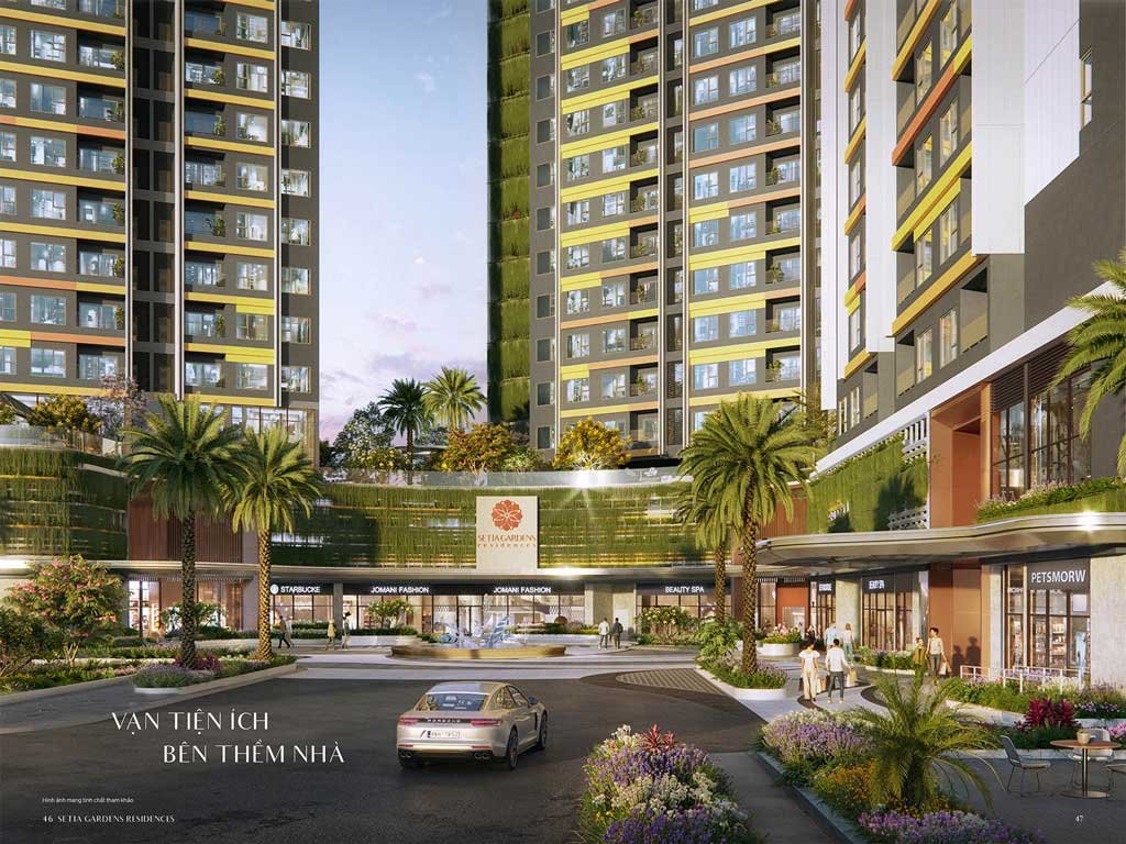 Vạn tiện ích bên thềm nhà Setia Gardens Residences