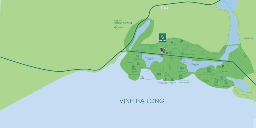 Vị trí dự án SkyM Hạ Long