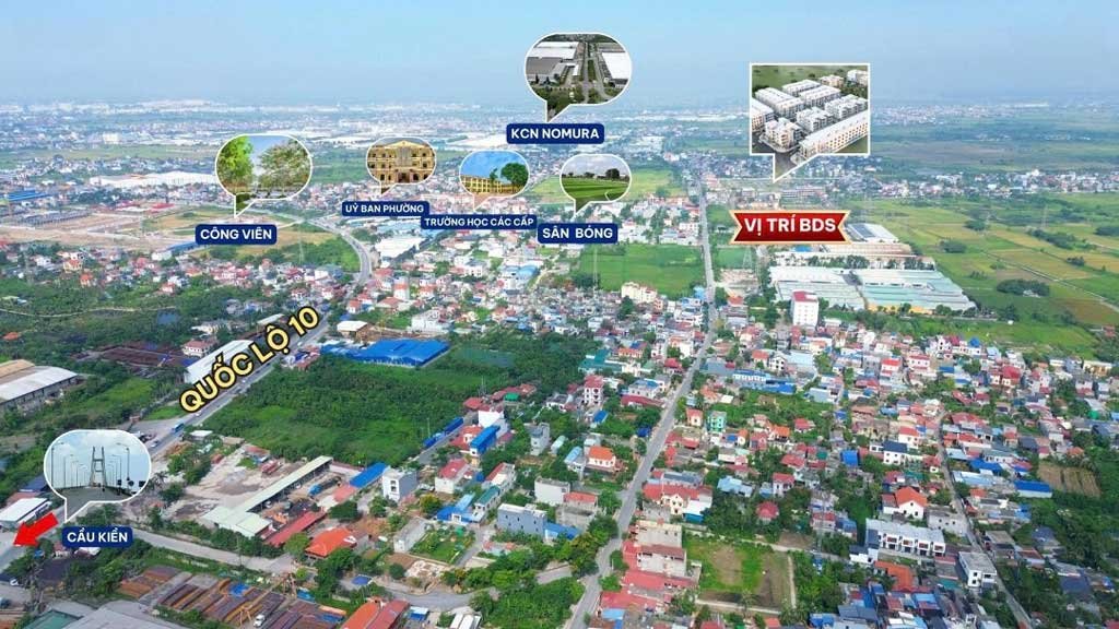 Vi trí dự án tại Hải Phòng