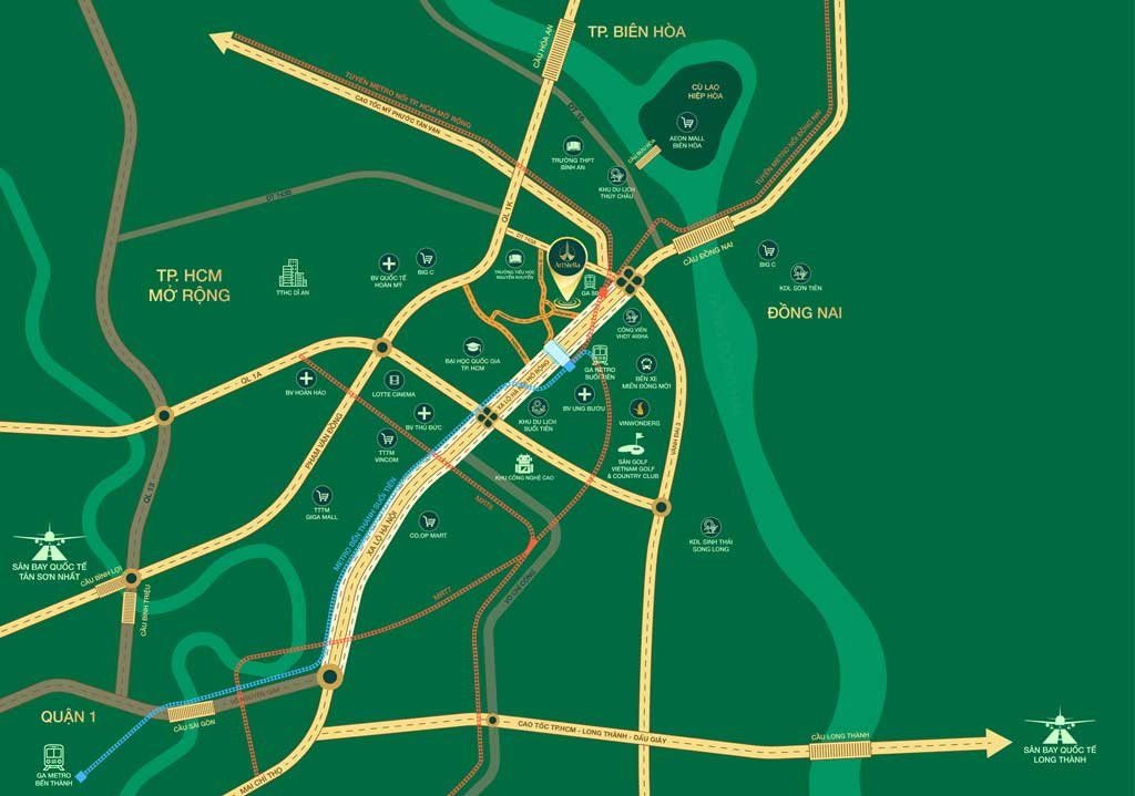 Địa chỉ dự án Artstella tại đường Thống Nhất, phường Đông Hoà, Tp.HCM