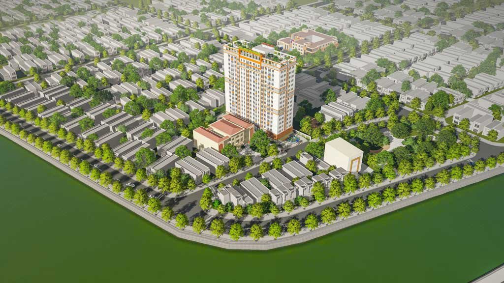 Hình phối cảnh dự án căn hộ chung cư Phú Định Riverside