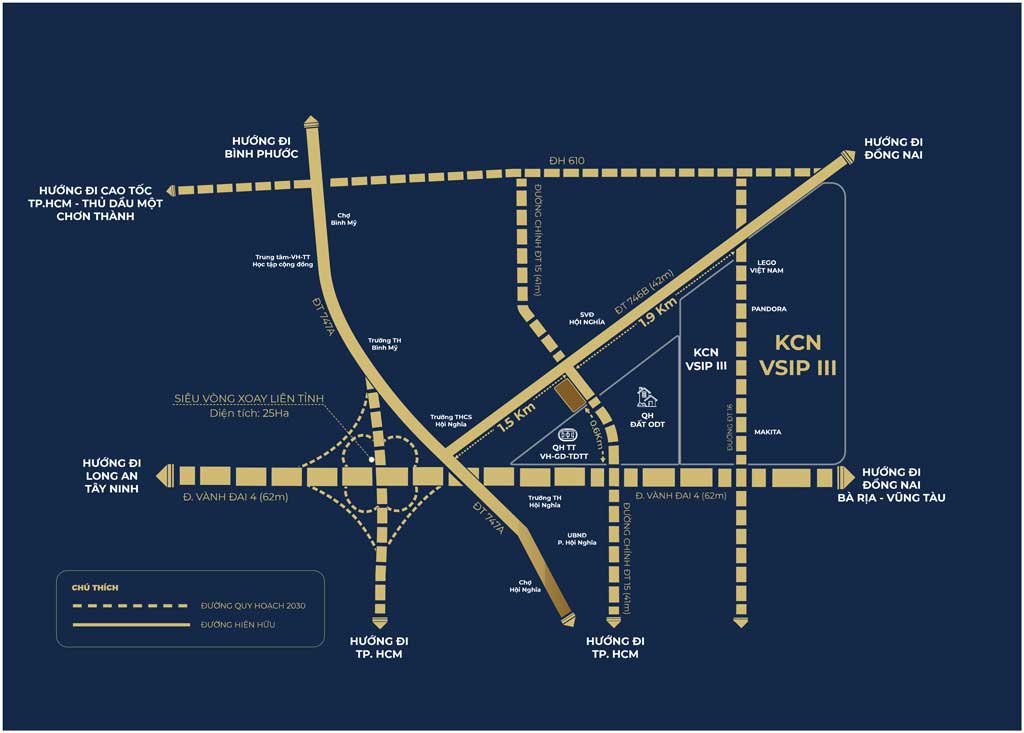 Ảnh vị trí dự án tại phường Tân Uyên Thành phố Hồ Chí Minh