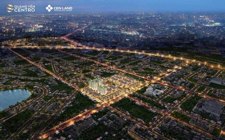 Hình phối cảnh dự án khu dân cư Quảng Yên Centro