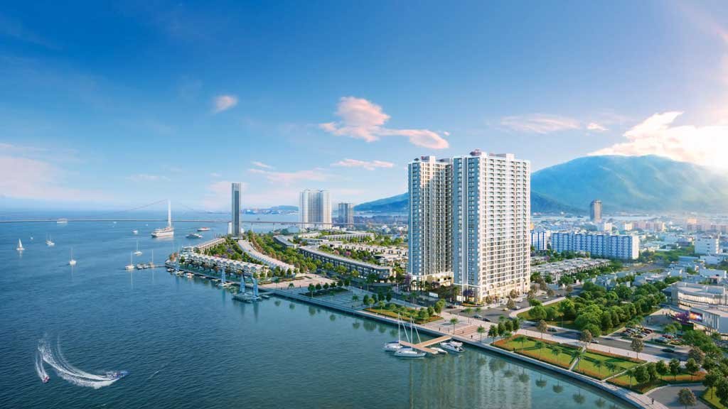 Hình phối cảnh dự án căn hộ Peninsula Đà Nẵng