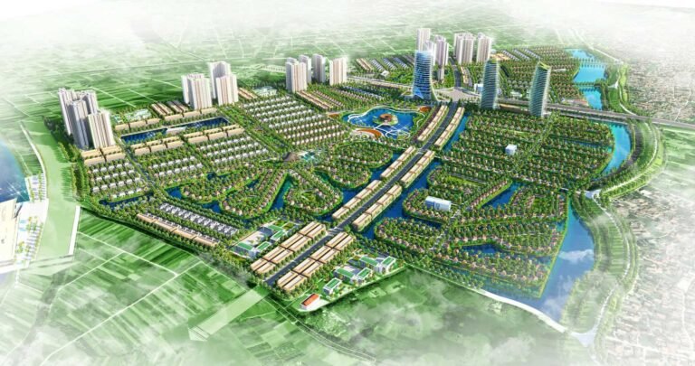 Hình phối cảnh dự án khu đô thị Alluvia City