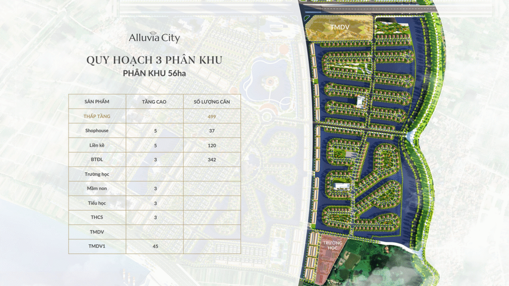 Phân khu 56ha