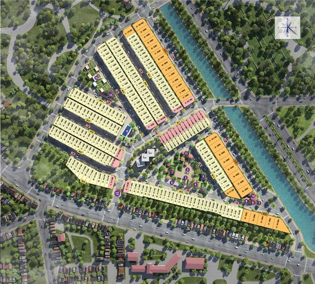 Mặt bằng dự án ROX Living Đồng Hới