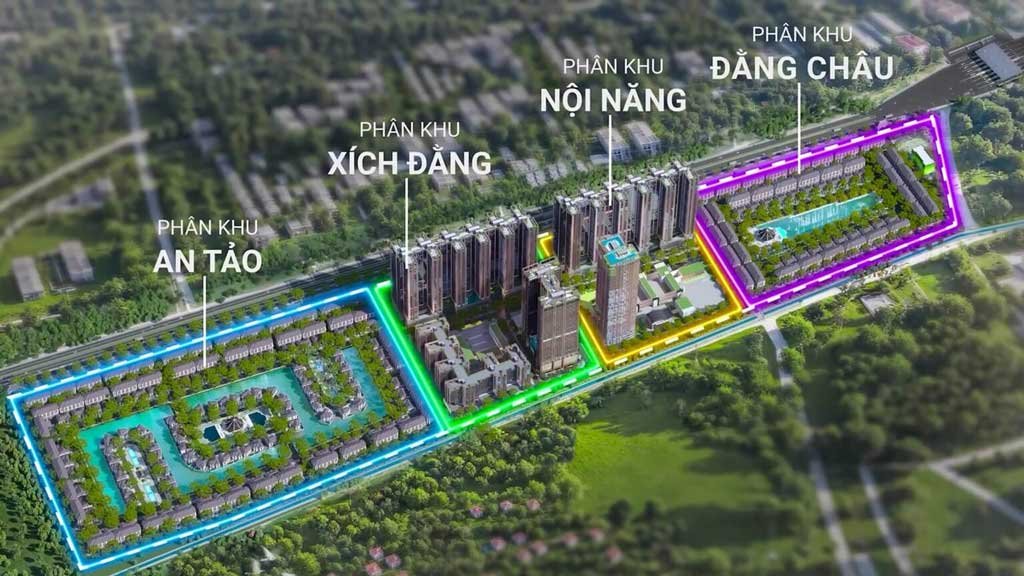 Mặt bằng tổng thể của dự án