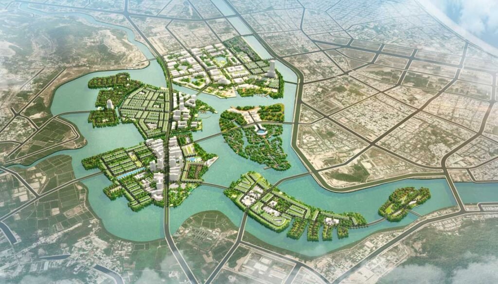 Mặt bằng tổng thể của dự án Sun Porto Town