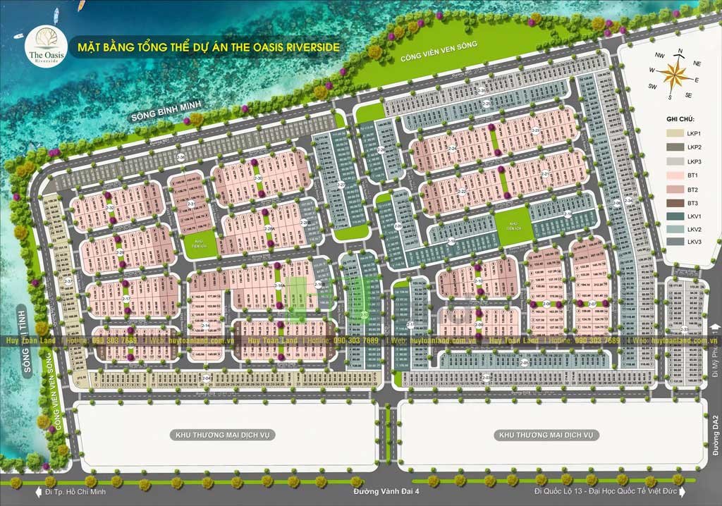 Mặt bằng tổng thể của dự án