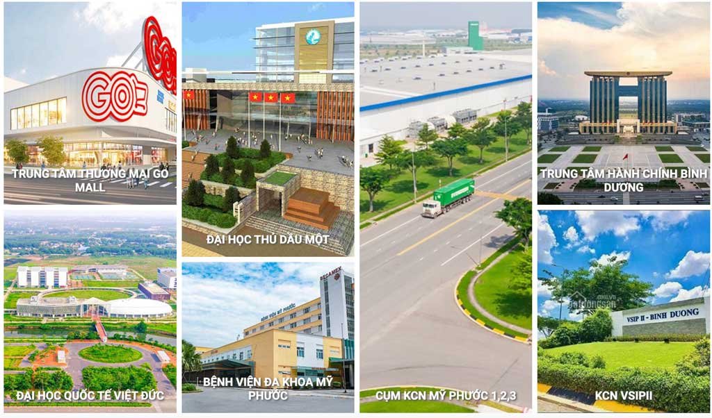 1 vài tiện ích xung quanh dự án The Oasis Riverside