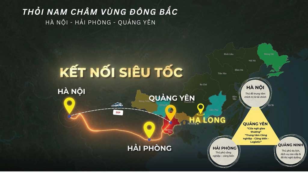 Vị trí dự án kết nối siêu tốc