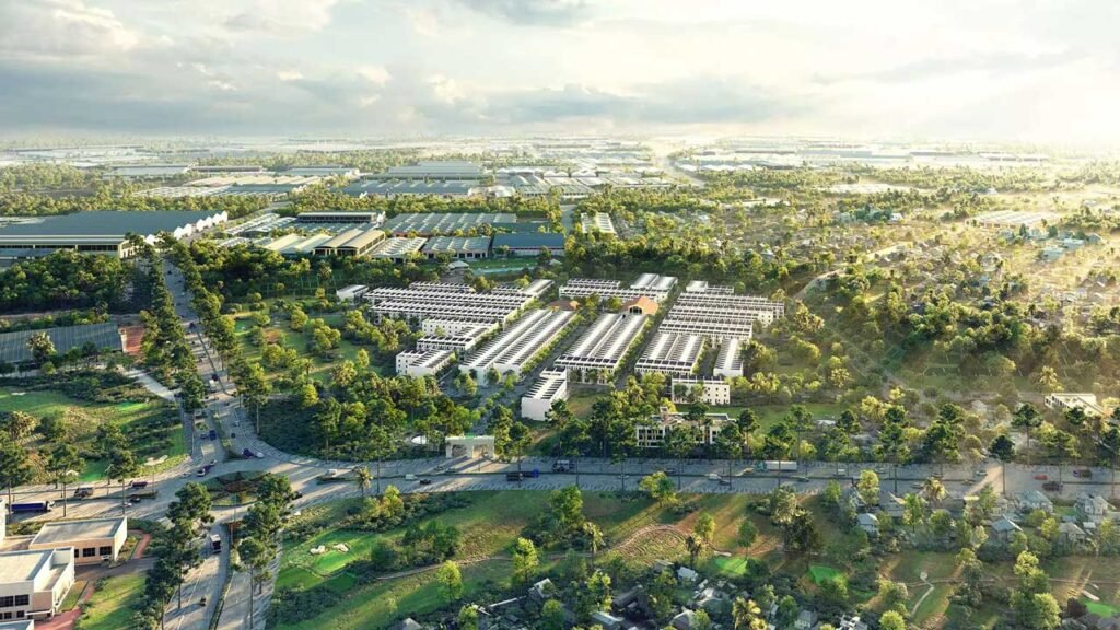 Hình phối cảnh dự án Green Valley City Bình Dương