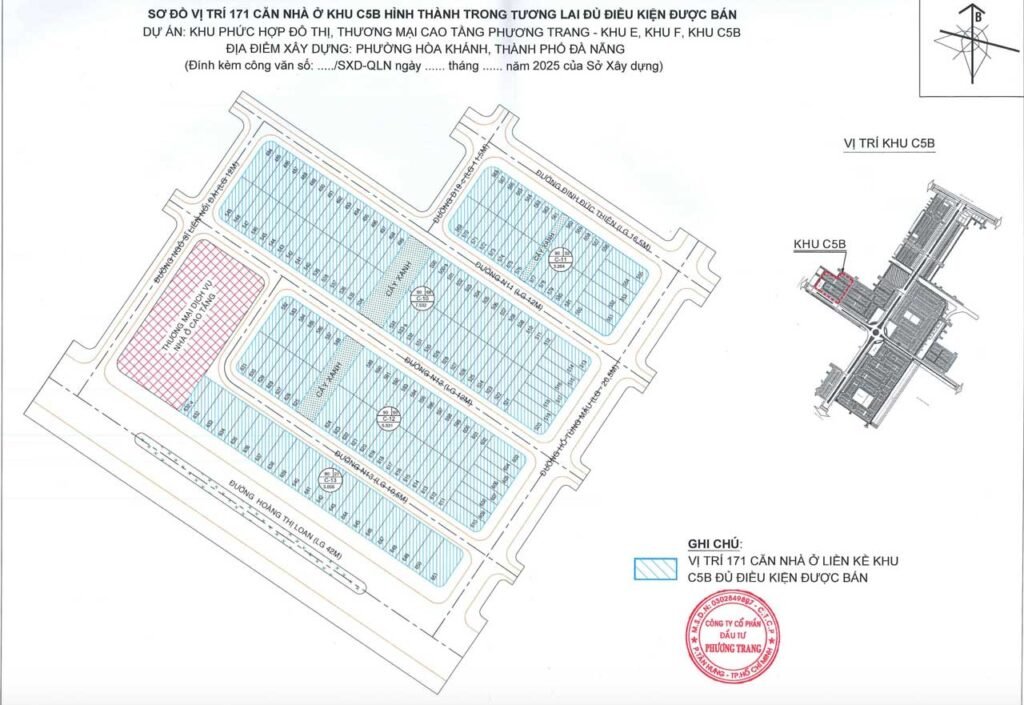 Mặt bằng dự án Futa Royal Park Đà Nẵng