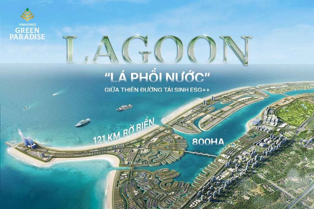 Biển hồ Largoon rộng 800ha lớn nhất thế giới