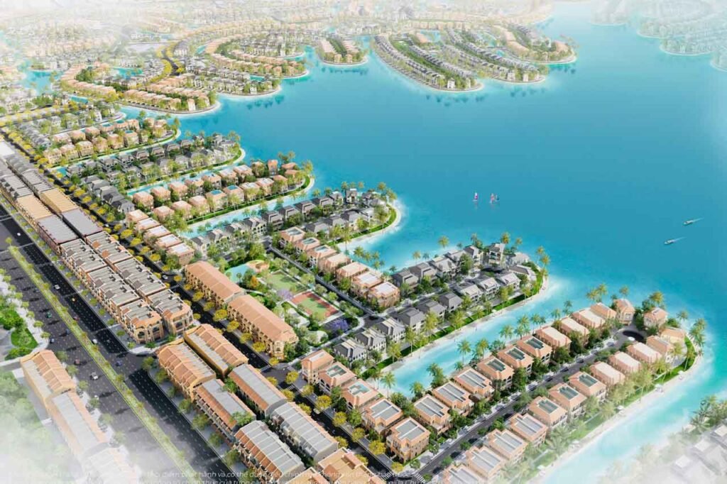 Biệt thự Vinhomes Cần Giờ nội khu và hướng biển