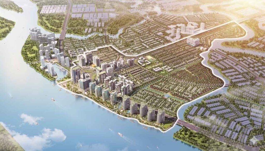 Hình phối cảnh dự án khu đô thị Izumi City Đồng Nai