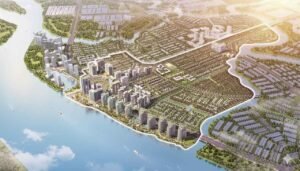 Hình phối cảnh dự án khu đô thị Izumi City Đồng Nai
