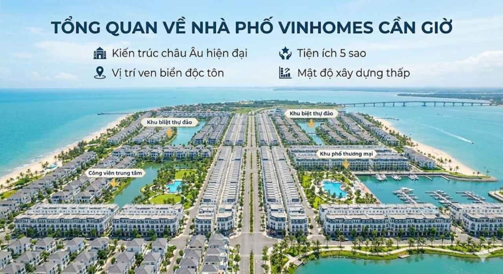 Ảnh minh hoạ dòng sản phẩm nhà phố Vinhomes Green Paradise do AI tạo 