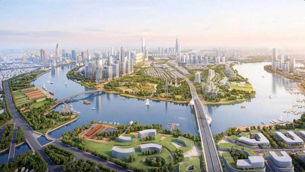 Phối cảnh tổng thể dự án Sun Thủ Thiêm