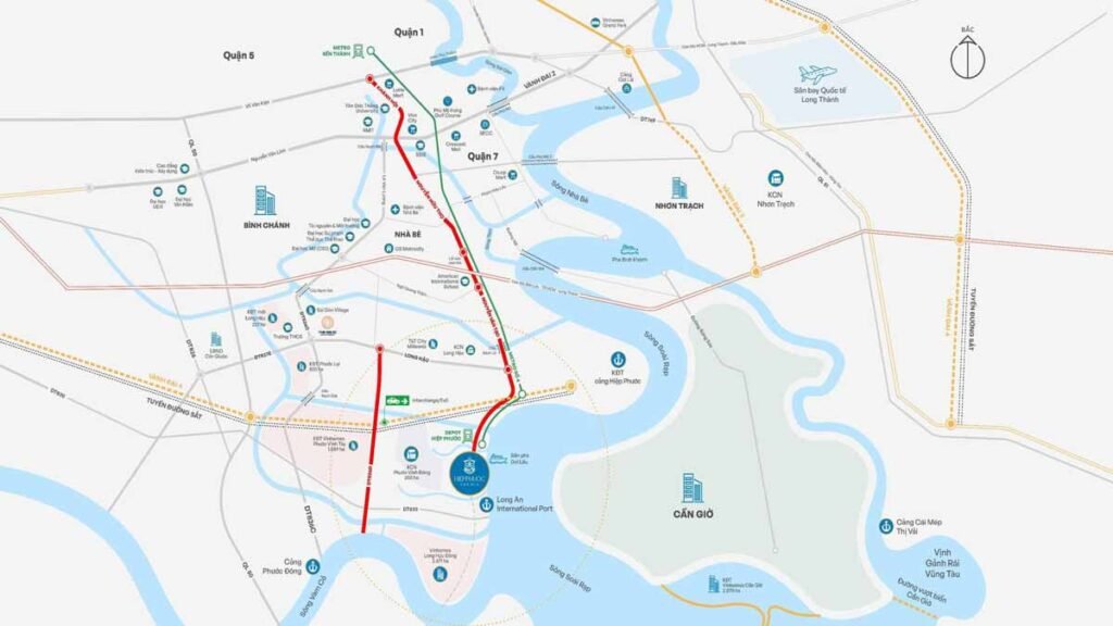 Bản đồ vị trí Hiệp Phước Premia