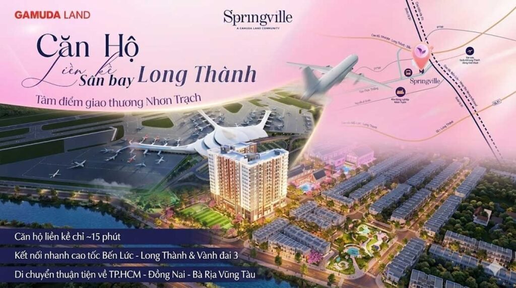 Bản đồ vị trí căn hộ Persa Place của Gamuda Land tại Nhơn Trạch