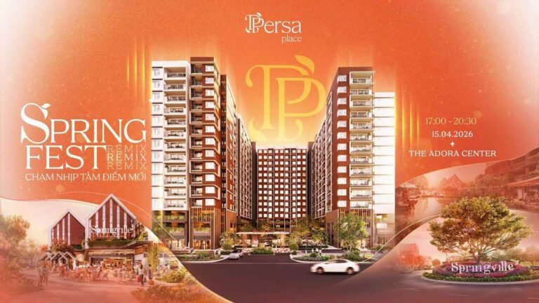 Hình phối cảnh căn hộ Persa Place Springville của Gamuda Land tại Nhơn Trạch