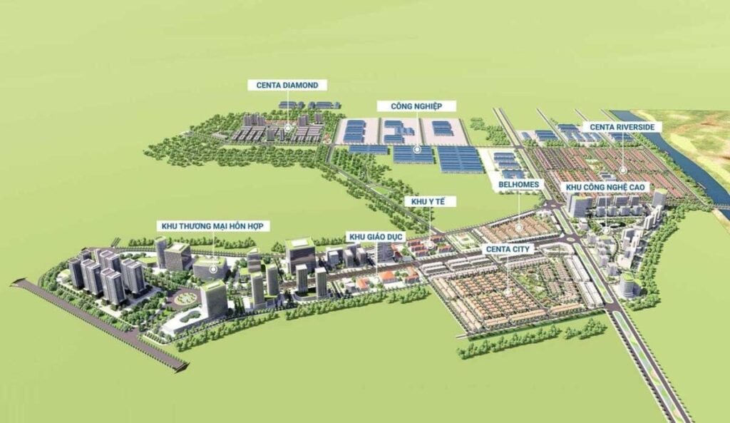 Mặt bằng khu công nghiệp VSIP Bắc Ninh