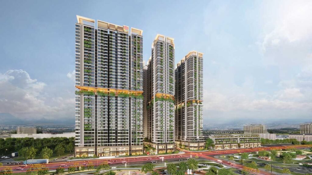 Phối cảnh toà tháp căn hộ Monrei Saigon Mitsubishi