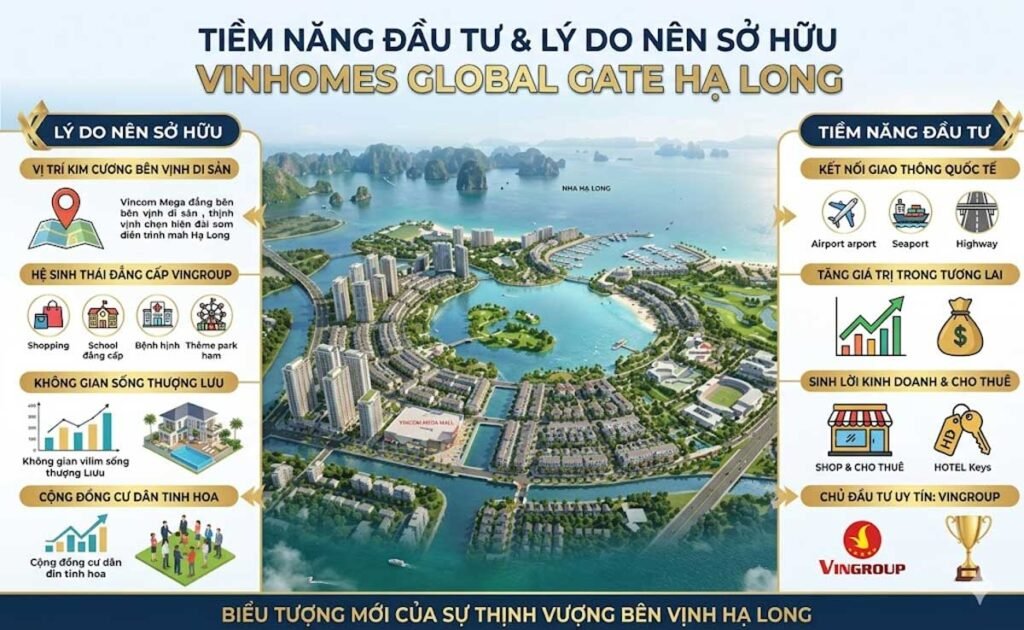 Tiềm năng đầu tư vào Vinhomes Global Gate Hạ Long Xanh