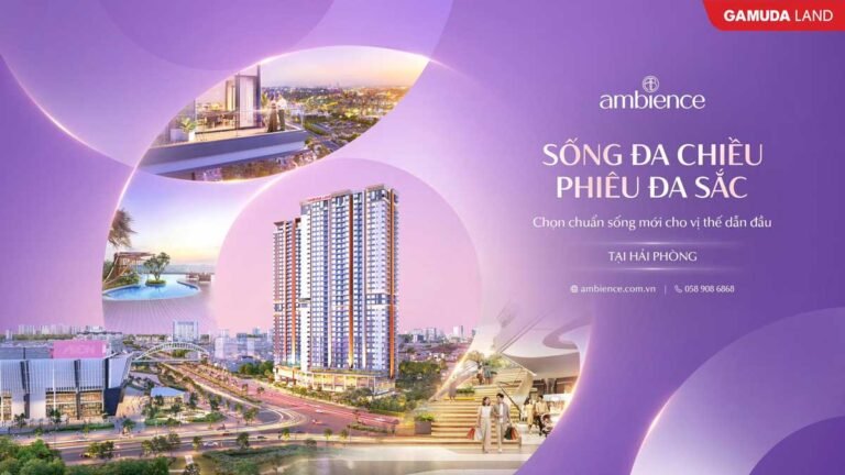 Hình ảnh phối cảnh dự án căn hộ Ambience Hải Phòng của Gamuda Land