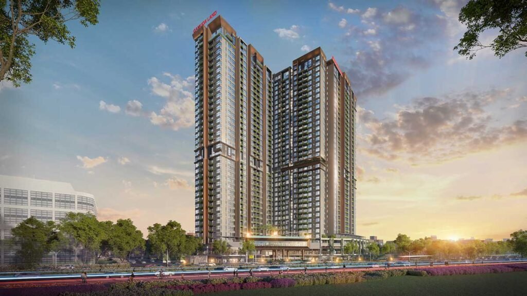 Phối cảnh toà tháp căn hộ Ambiance Hải Phòng