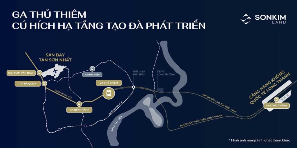 The Megapolis Thủ Thiêm 3 Ga Thủ Thiêm cú hích hạ tầng phát triển