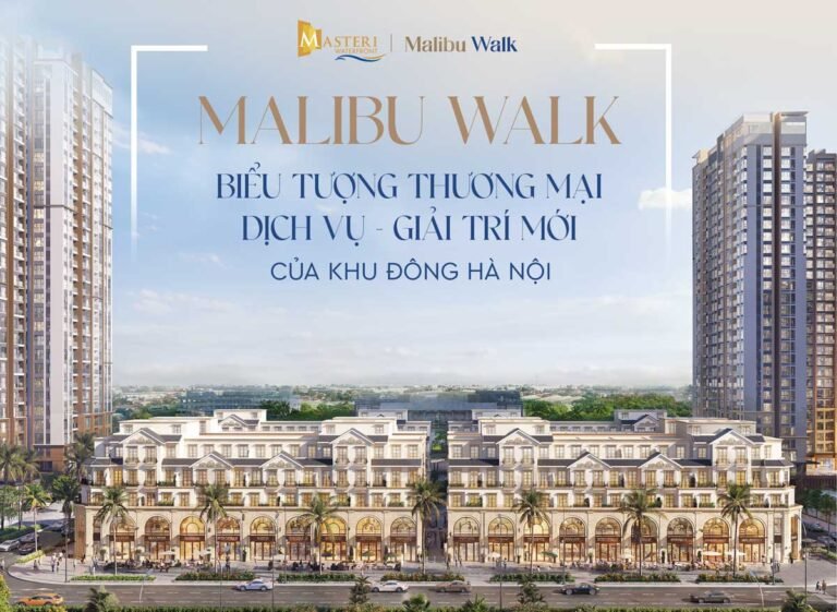 Malibu Walk 3 Nhà phố thương mại và shophouse Malibu Walk bán hoặc cho thuê