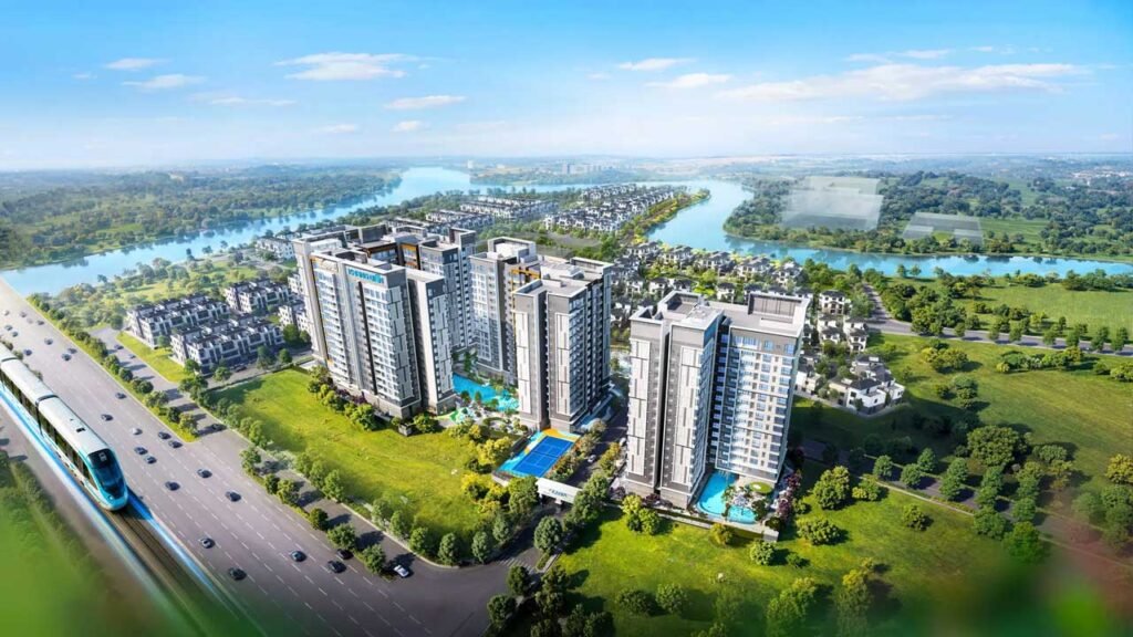 Gladia Heights Có Nên Mua Không? Đánh Giá Toàn Diện 2026 1 Phối cảnh dự án căn hộ Gladia Heights của Khang Điền và Keppel Land
